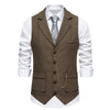 Mens Slim Fit Vintage Vest