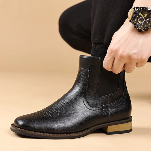 Embroidered Western Cowboy Boots