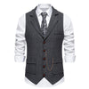 Mens Slim Fit Vintage Vest